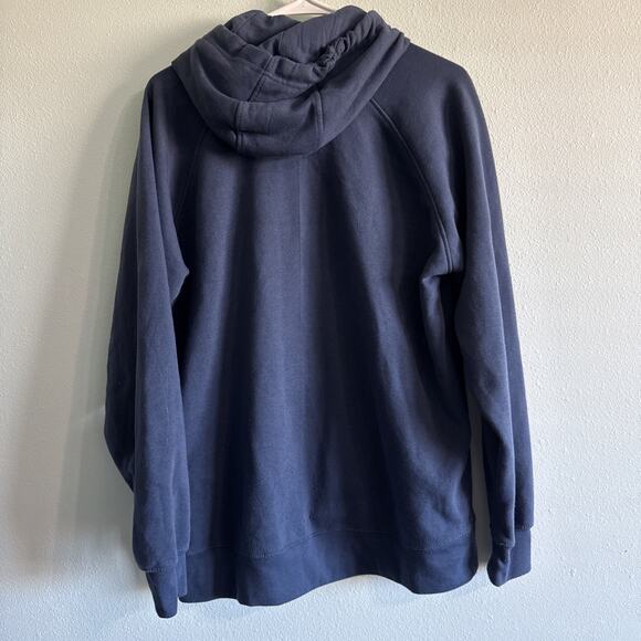 Ariat Real Hoodie Pullover sweatshirt Spellout Logo Cowgirl Blue womens Large - Picture 4 of 4